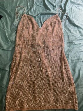 Banjul Rhinestone Mini Dress
